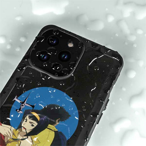Cowboy Bebop Faye And Spike iPhone 15 Pro Waterproof Case